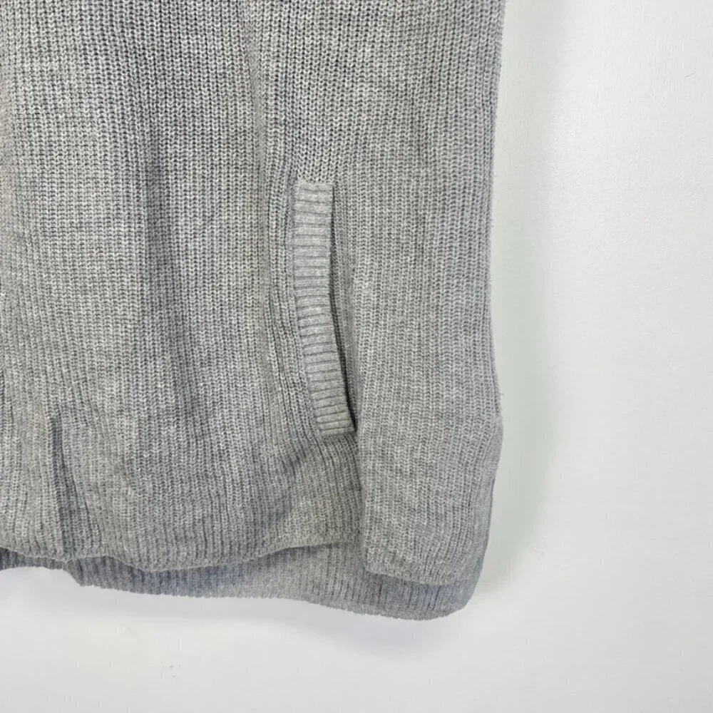 Athleta Gray Sleeveless Hooded Sweater